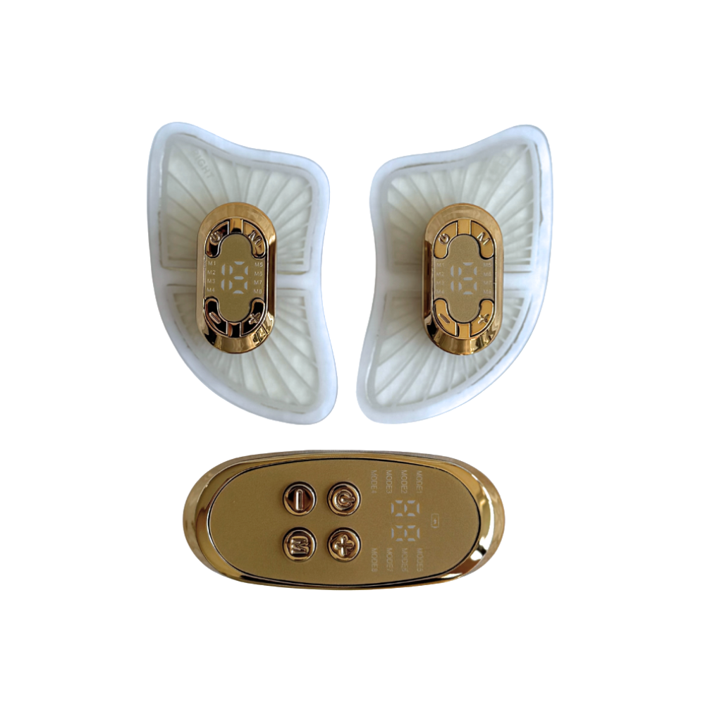 EMS facelift-style device targeting fine lines, skin firmness and lift.